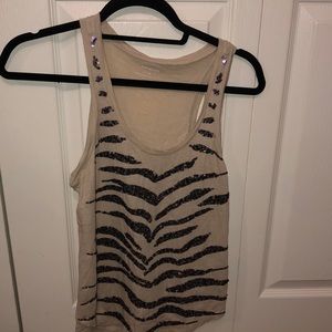 Glitter tank top